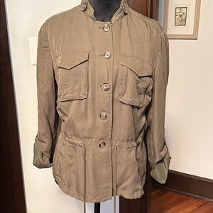 Safari Style Button-Up Jacket